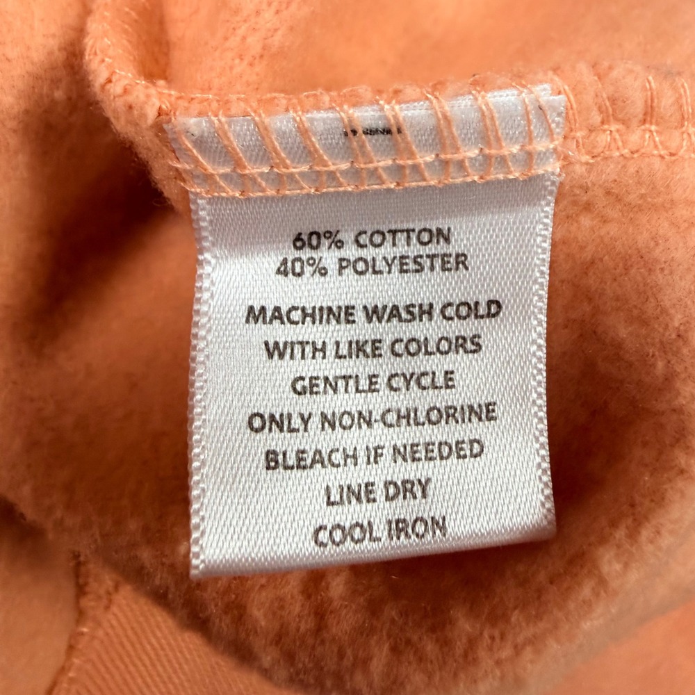 MV‎ Sport Auburn Sweatshirt Womens S Peach Excellent Script Logo Crewneck NCAA - Picture 8 of 9